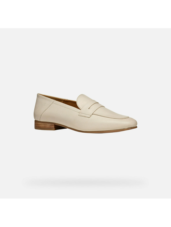 Geox Creme Damen Geox Mantinea Loafers