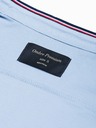 Ombre Clothing Hellblaues Herren-Stehhemd K542