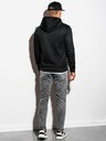 Ombre Clothing Schwarzer Herren Basic Hoodie Ombre Kleidung