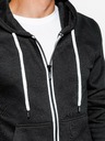 Ombre Clothing Schwarzer Herren Basic Hoodie Ombre Kleidung