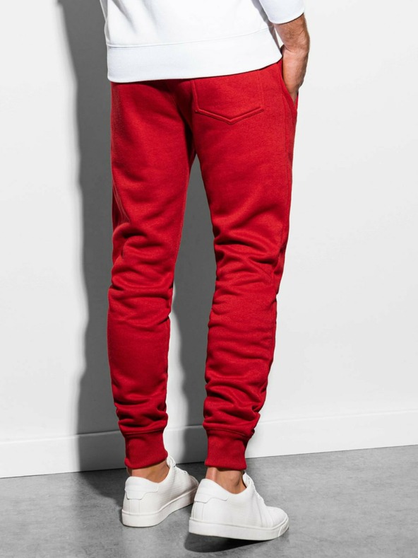 Ombre Clothing Rote Herren Basic Sweatpants Ombre Kleidung