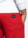 Ombre Clothing Rote Herren Basic Sweatpants Ombre Kleidung