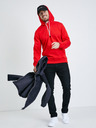 Ombre Clothing Roter Herren-Basic-Kapuzenpullover Ombre Clothing