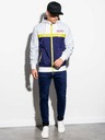 Ombre Clothing Blaue und weiße Herren Frühlingsjacke Ombre Kleidung C438