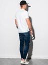 Ombre Clothing Weißes Herren-Poloshirt Ombre Clothing