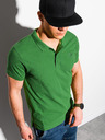 Ombre Clothing Grünes Herren-Poloshirt Basic Ombre Clothing