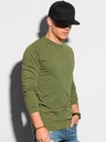 Ombre Clothing Grünes Herren-Basic-Shirt Ombre Clothing
