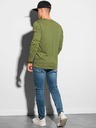 Ombre Clothing Grünes Herren-Basic-Shirt Ombre Clothing