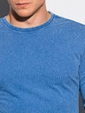 Ombre Clothing Blaues Herren-Basic-Shirt Ombre Clothing
