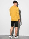Ombre Clothing Senffarbenes Herren-Basic-Shirt Ombre Clothing