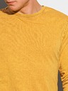 Ombre Clothing Senffarbenes Herren-Basic-Shirt Ombre Clothing