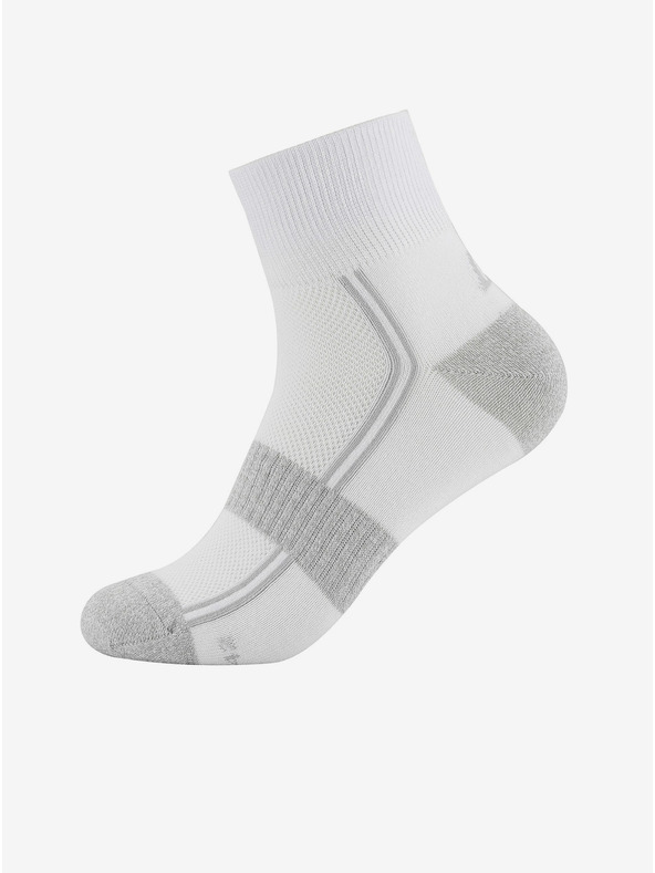 ALPINE PRO Alpine Pro 3HARE 2 graue und weiße Unisex-Socken