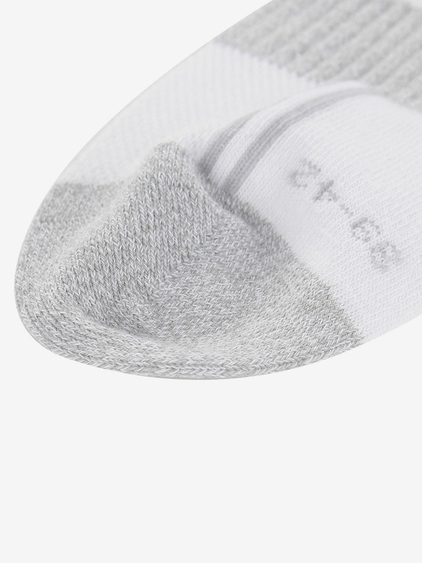 ALPINE PRO Alpine Pro 3HARE 2 graue und weiße Unisex-Socken