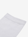 ALPINE PRO Weiße Unisex-Socken - 2 Paar ALPINE PRO 2ULIANO