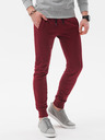 Ombre Clothing Burgunderfarbene Basic-Trainingshose für Herren Ombre Clothing