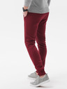Ombre Clothing Burgunderfarbene Basic-Trainingshose für Herren Ombre Clothing