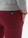 Ombre Clothing Burgunderfarbene Basic-Trainingshose für Herren Ombre Clothing