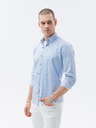 Ombre Clothing Hellblau Herrenhemd Ombre Kleidung K609