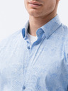 Ombre Clothing Hellblau Herrenhemd Ombre Kleidung K609
