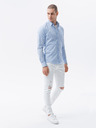 Ombre Clothing Hellblau Herrenhemd Ombre Kleidung K609