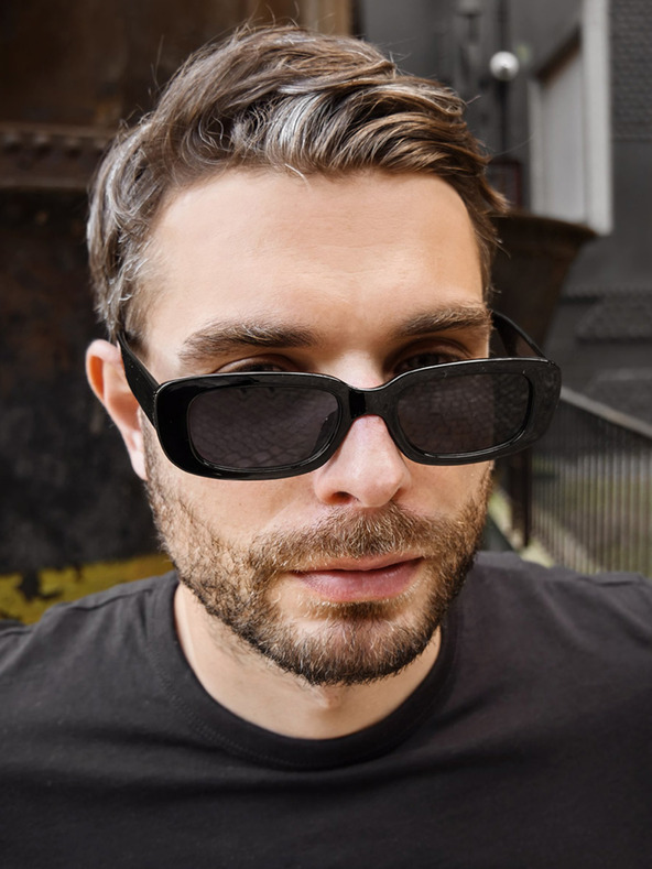 VEYREY VeyRey Square Minozzi Sonnenbrille Schwarz