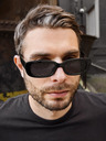 VEYREY VeyRey Square Minozzi Sonnenbrille Schwarz