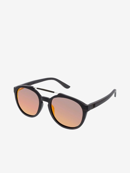 VEYREY VeyRey Sonnenbrille aus Holz Polarisiert Oval Ahorn Rot