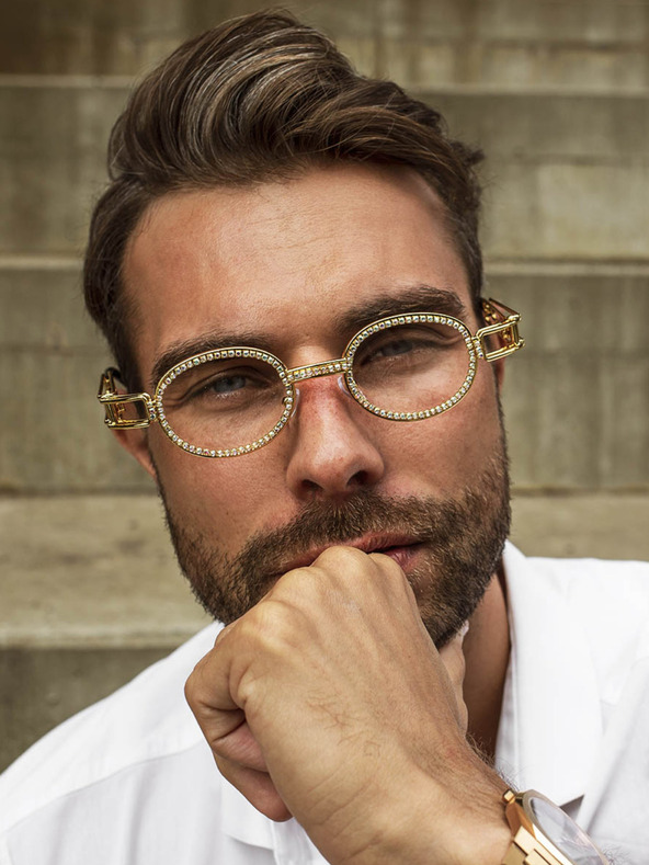 VEYREY VeyRey Klare Gläser Oval Clair Gold