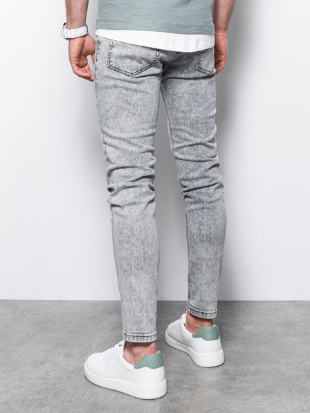 Ombre Clothing Graue Herren Skinny Fit Jeans Ombre Kleidung P1062