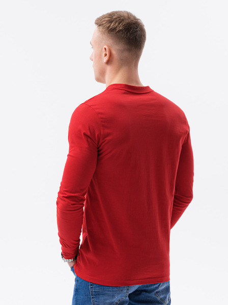 Ombre Clothing Rotes Herren T-Shirt Ombre Clothing L133