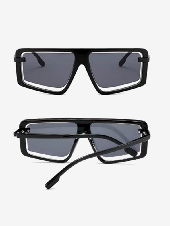 VEYREY Schwarze unisex VeyRey Oversize Jonas Sonnenbrille