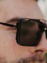 VEYREY Schwarze Unisex-Sonnenbrille VeyRey Steampunk Sosrael