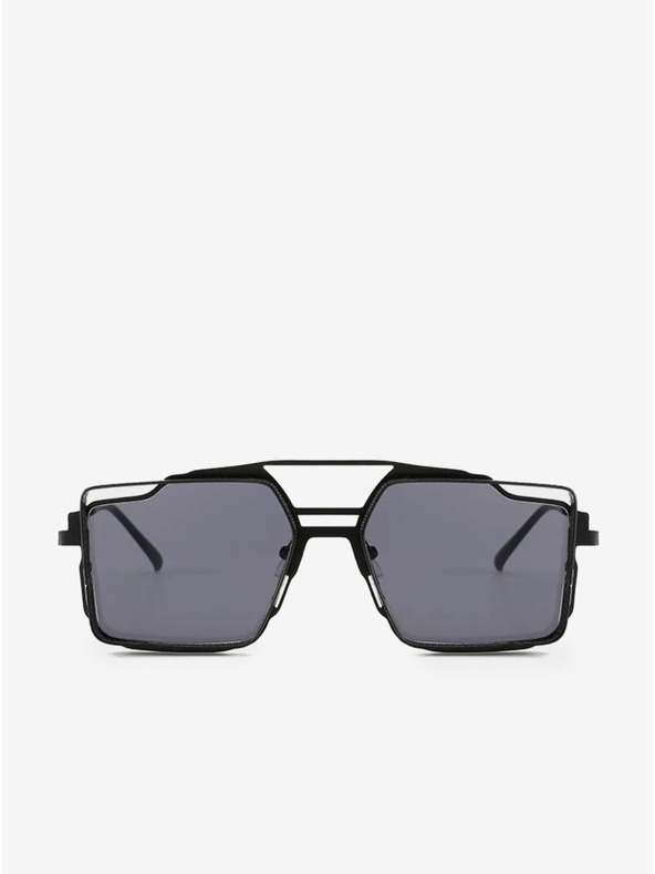 VEYREY Schwarze Unisex-Sonnenbrille VeyRey Steampunk Sosrael