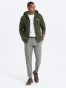 Ombre Clothing Khaki Herren Kapuzenpullover Ombre Kleidung