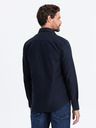 Ombre Clothing Dunkelblau Herrenhemd Ombre Kleidung