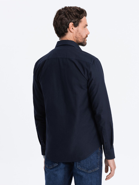 Ombre Clothing Dunkelblau Herrenhemd Ombre Kleidung