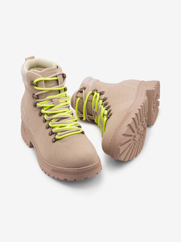 Ombre Clothing Hellbraune Herren-Winter-Outdoor-Stiefel Ombre Clothing