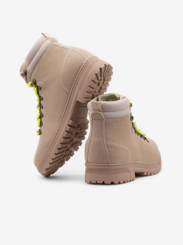 Ombre Clothing Hellbraune Herren-Winter-Outdoor-Stiefel Ombre Clothing