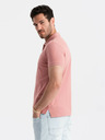 Ombre Clothing Rosa Herren-Poloshirt Basic Ombre Clothing