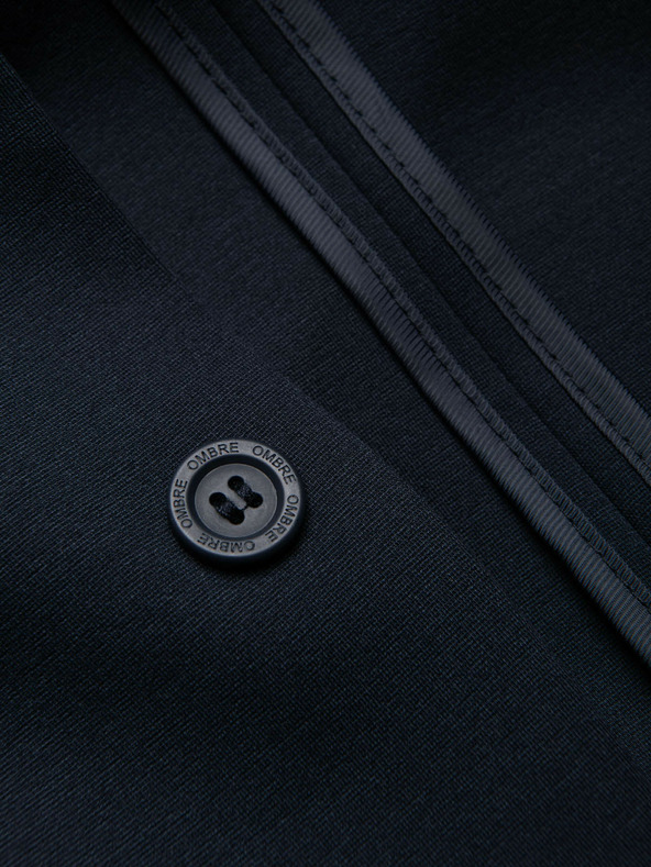 Ombre Clothing Dunkelblaue Herrenjacke mit Taschen Ombre Clothing