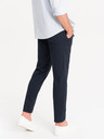 Ombre Clothing Dunkelblaue Herren-Chinohose mit Ziergürtel Ombre Clothing