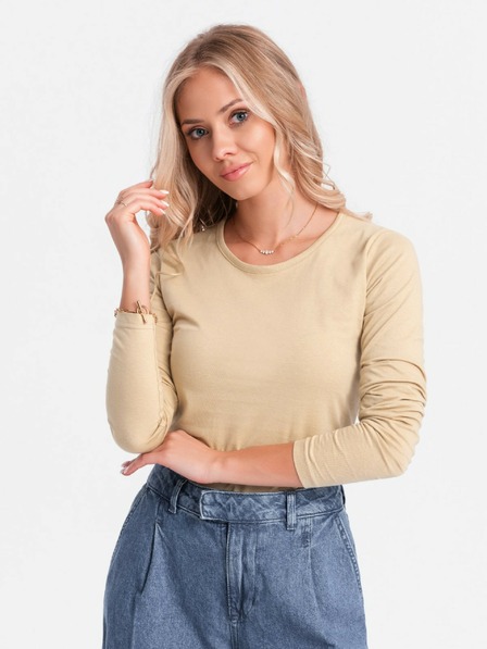 Edoti LLR Langarmbluse für Frauen - Beige EDOTI
