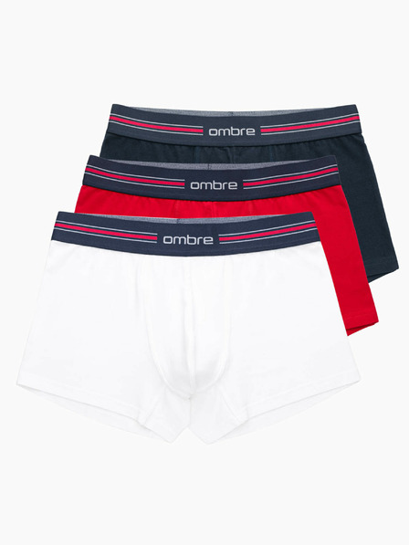 Ombre Clothing Klassische Herren-Boxershorts mit Streifen und Gummizug Ombre Clothing
