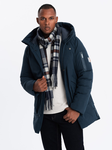 Ombre Clothing Herren Lange Winterjacke Ombre Kleidung