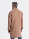 Ombre Clothing Herren-Einreihiger Mantel mit Kragen und Unterrock von Ombre Clothing