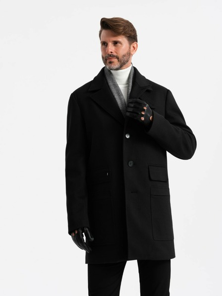 Ombre Clothing Einreihiger Herrenmantel Ombre Clothing