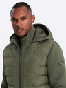 Ombre Clothing Herren Steppjacke mit hohem Kragen Ombre Clothing