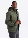 Ombre Clothing Herren Steppjacke mit hohem Kragen Ombre Clothing