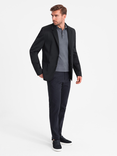 Ombre Clothing Herrenjacke mit abnehmbarem Futter und Kapuze Ombre Clothing
