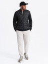 Ombre Clothing Gesteppte Bomberjacke für Herren Ombre Clothing